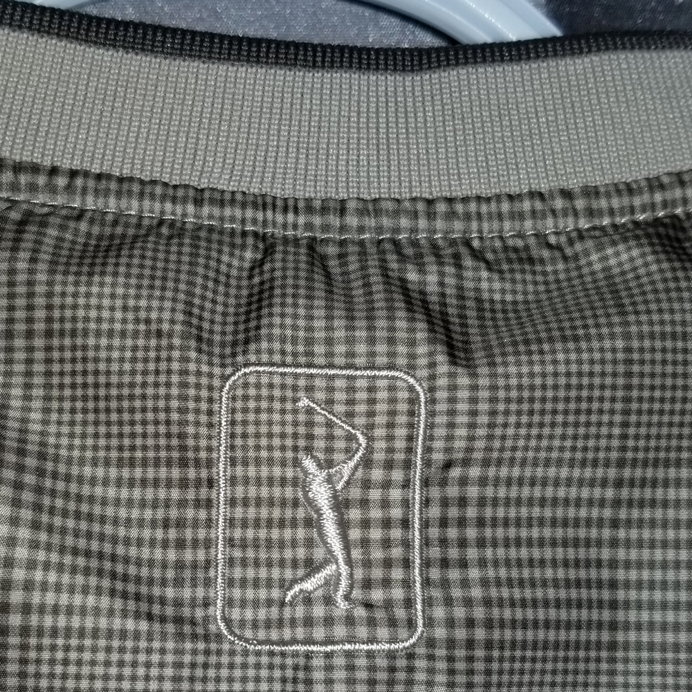 Perry Ellis PGA Tour VNeck Pullover Golf Rain Wind Mesh Lined Sweater Size Large - Picture 4 of 16